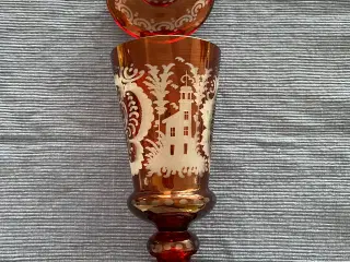 Pokal af Bøhmisk krystal glas
