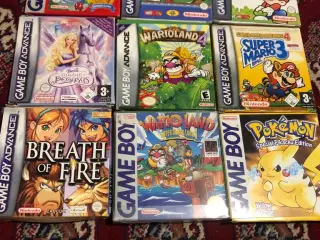 Gameboy spil, Mario, Wario, Kirby