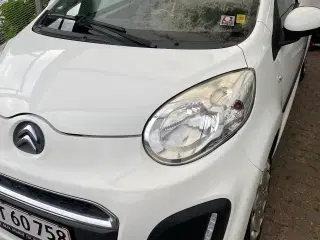 Citroën C1 1,0i Seduction Clim 5d hvid