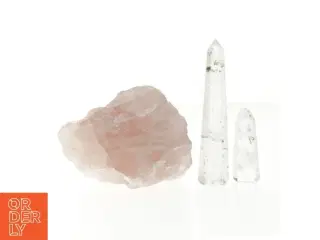 Krystal og sten sæt (str. 11 cm)