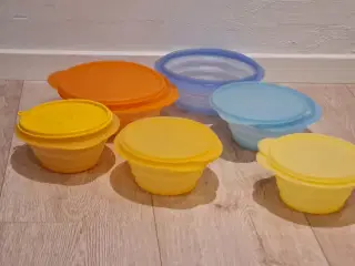 Tupperware foldeskåle og foldesi