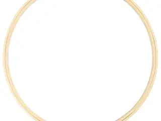 Broderiramme 30 cm - Holdbar træ med metalspænde