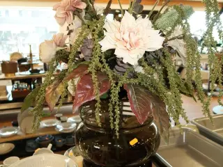 Vase samt div. Planter
