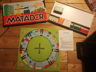 Gammelt Retro Matador Brætspil