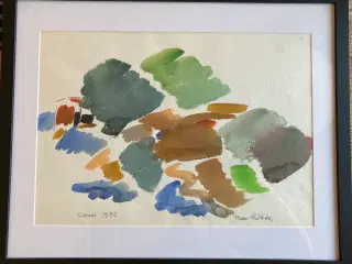 Gilkær akvarel motiv fra Samos