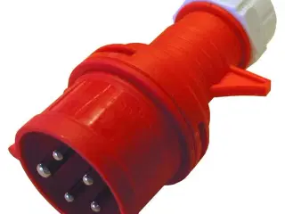 Cee stikprop fasevender 16/400v ip44 rød
