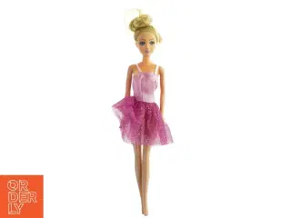Barbie dukke i lyserød kjole fra Barbie (str. 30 cm)