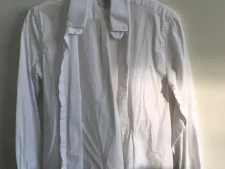 Grunt skjorte str. L hvid