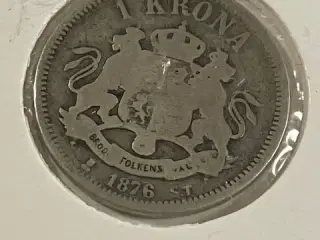 1 Krona 1876 Sverige