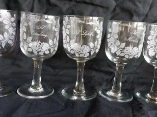 5 stk. ERINDRINGS GLAS - Kastrup kat. 1910 