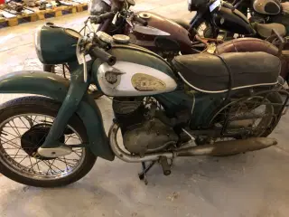 NSU veteran motorcykel 1956