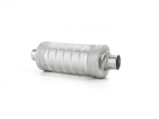 Luftlyddæmper ø75mm til oliefyr