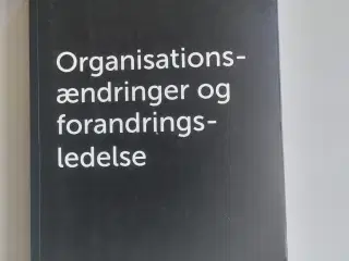 Organisationsændringer og forandringsled.