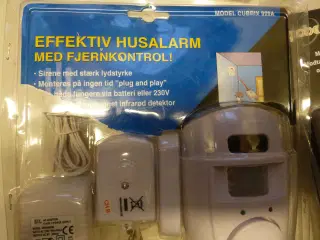 Alarm inde + Vinduesalarm + Dørklokke