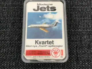 Kortspil med moderne jets