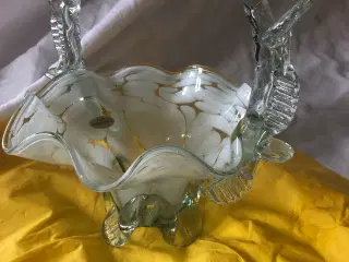 Glas skål med hang