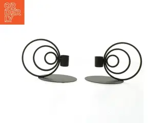 Spiral lysestager fra Jysk (str. 12 cm)