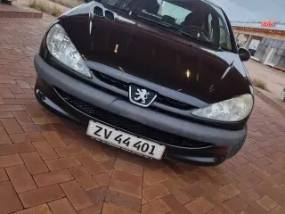 Peugeot 206 økonomisk bil med partikelfilter