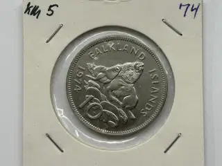 10 Pence Falkland Islands 1974