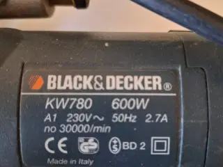 Black & Decker overfræser