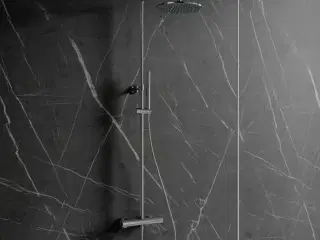 Termostatisk krom brusersæt til udsat installation, ny I boks