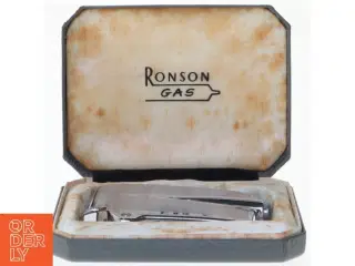 Vintage Ronson Gas Lighter fra Ronson (str. 6 x 4 cm)