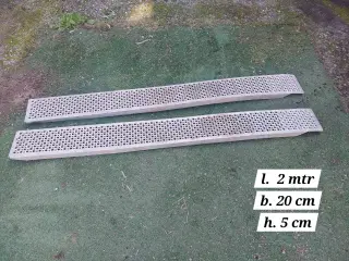 Alu ramper / slidsker 