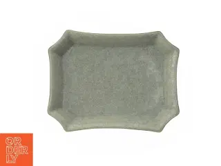 Rektangulært krakeleret fad fra Royal Copenhagen (str. 17 cm)