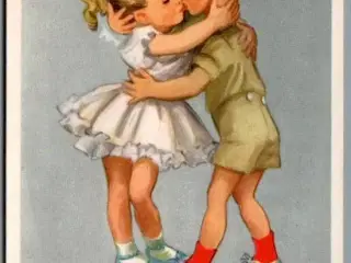 Illa - Når våren melder sig ... - Stender Eneret Serie 5058 - Postkort - Ubrugt - Blank forside !