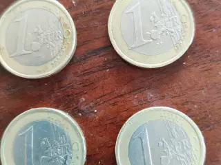 4 1 euro mønter 