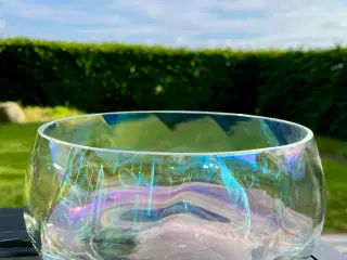 Glasskål med perlemorslook
