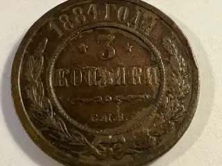 3 Kopeks 1884 Rusland