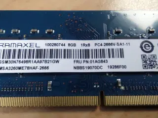 SDRAM SODIMM Laptop DDR4 - 8GB - 2666mhz