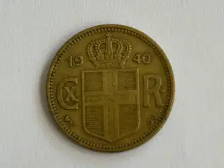 1 Krona Iceland 1940