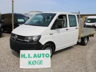 VW Transporter 2,0 TSi 150 Mandskabsvogn m/lad