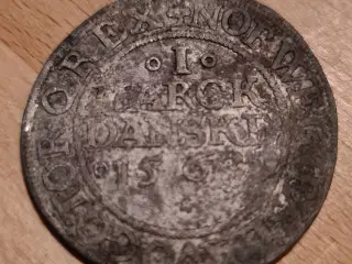 Sølv mønt år 1563