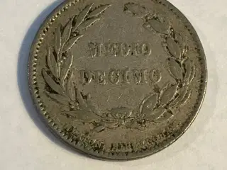 1/2 Decimo 1886 Ecuador