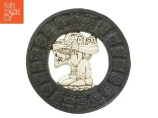 Dekorativ Aztec Mayansk Kalender sten (str. Ø 26 cm)