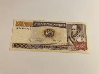 5000 Pesos Bolivia