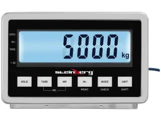Gulvvægt – 5000 kg / 2 kg – eksternt LCD-display