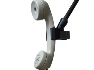 Retro telefon mikrofon (Grå)