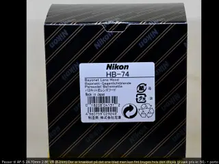 Diverse modlysblænder Nikon 