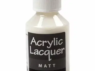 Vandbaseret Akryllak - Mat Finish, 100ml