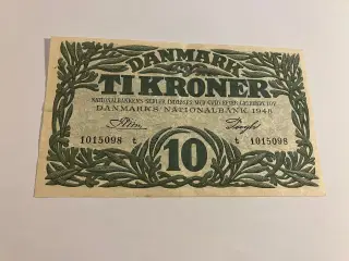 10 Kroner 1948 t Danmark