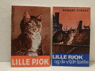 Robert Fisker: 2 stk "Lille Pjok" bøger.1969 og 79