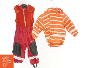 Regntøj fra Didriksson foret med fleece (str. 80 cm)
