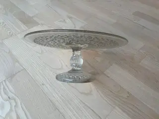 Opsats af klart glas 30 cm i diameter 