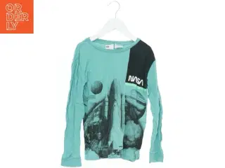 Langærmet T-shirt med NASA tryk fra H&M (str. 134)