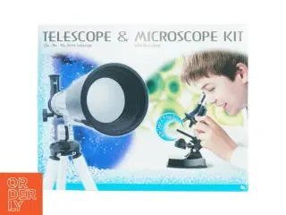 Teleskop & mikroskop sæt (str. 45 x 36 cm)