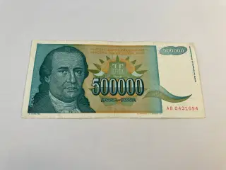500000 Dinara Yugoslavia